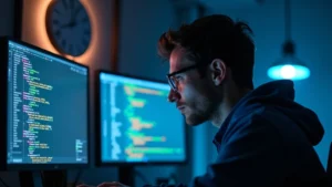 Túlterhelt fejlesztő éjszakai műszak